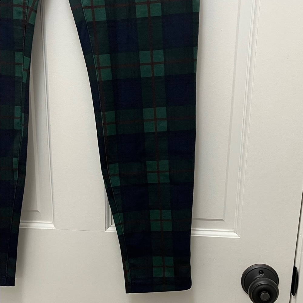 Sanctuary x Anthropologie Green Plaid Leggings - Size Medium - Picture 7 of 16